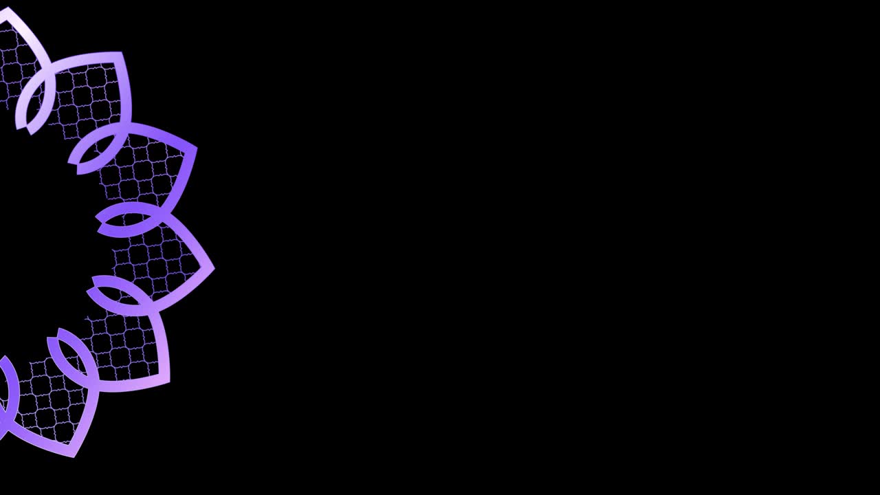 라마단 이슬람 배경 - 4k 이슬람 라마단 - 기하학적 모양 - (loopable) -