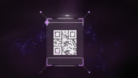 Fingerprint scanner against blue background