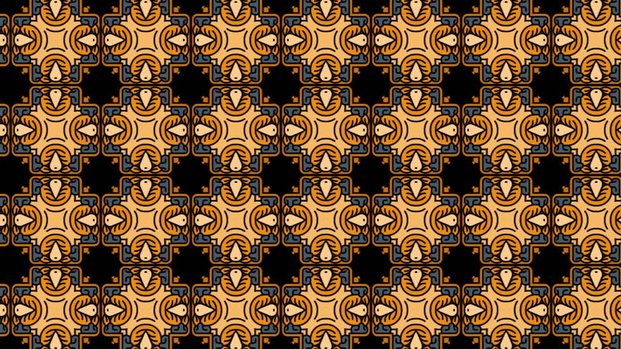 Elegant floral pattern background slide animation beautiful ornaments