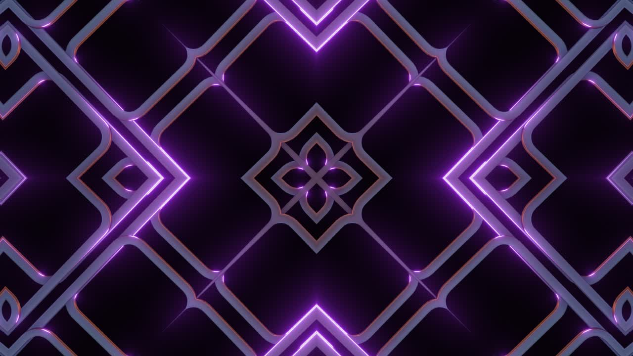Motivo Geometrico Astratto con Luce Viola