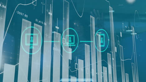 Animación-Del-Procesamiento-De-Datos-Financieros-Sobre-Diversos-Empresarios-En-El-Cargo