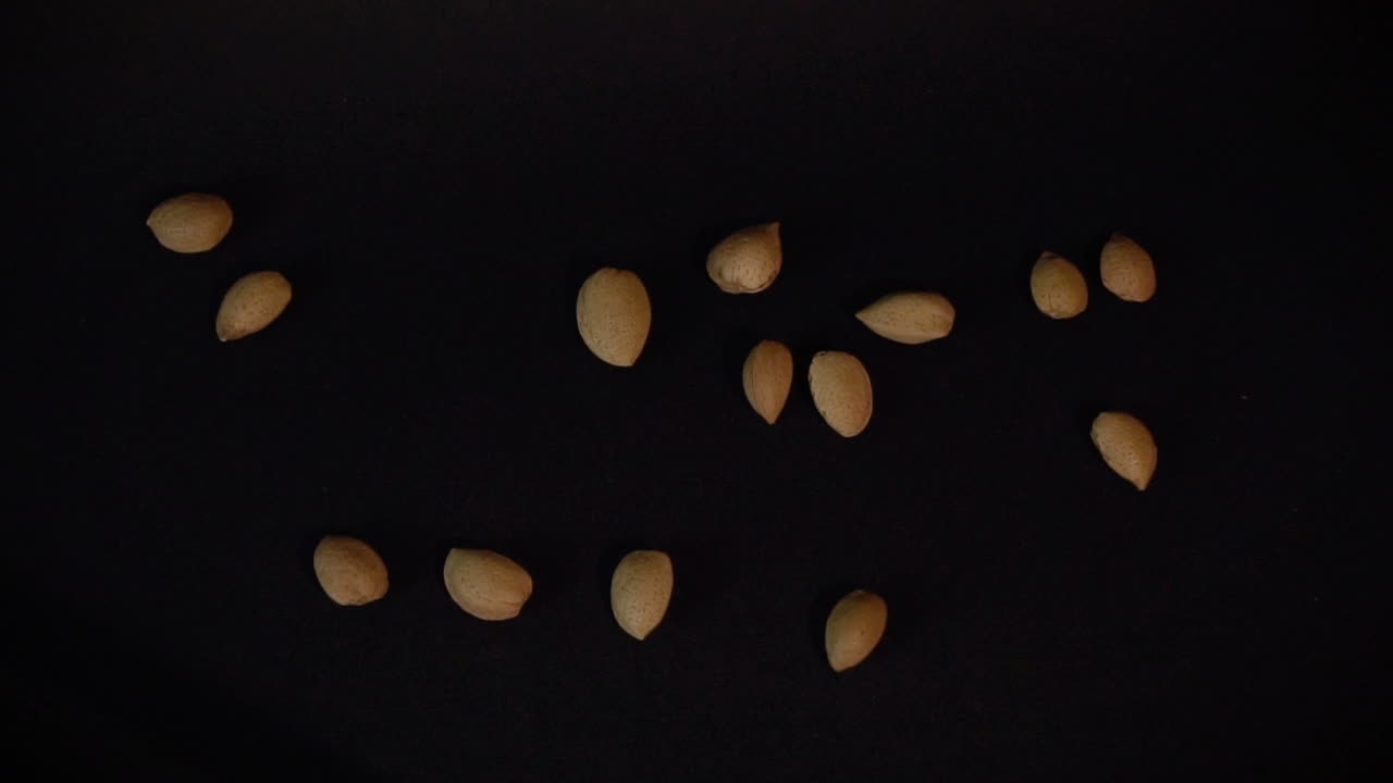 Almonds right to left slow-mo Sony a6300 100fps