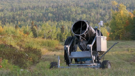 Snow-Making-Machine-Set-On-Fall-Ski-Slope-Ready-For-Winter