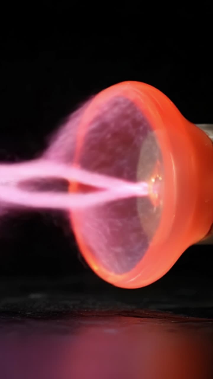 Dynamic Energy Transformation Captured in Stunning Visuals: A Journey From Electric Blue to Vibrant Pink, Showcasing the Power of Plasma and Its Mesmerizing Effects