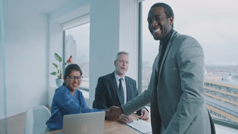 business deal/job interview