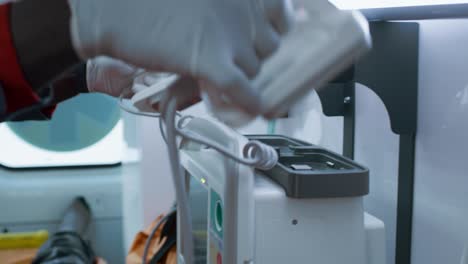 emergency medical response in an ambulance