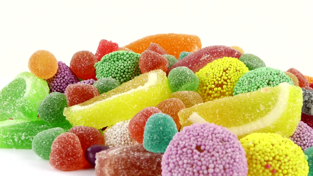 caramelo dulce gelatina y delicioso postre de azúcar