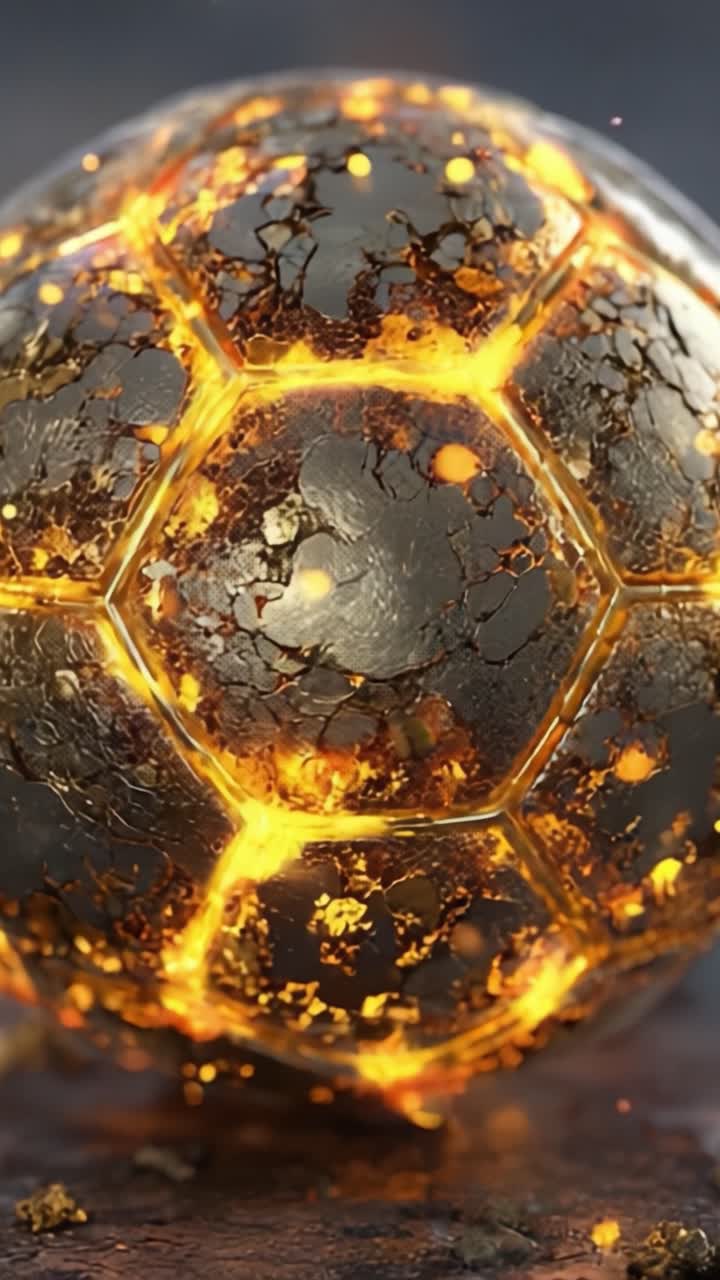 A Stunning Transformation of an Enigmatic Sphere Emitting Fiery Energy, Showcasing Vibrant Textures and Intricate Patterns, Capturing the Essence of Dynamic Motion