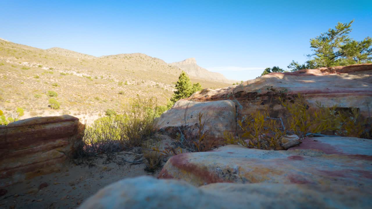 Time lapse windy Nevada day