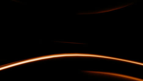 abstract orange lines on black background