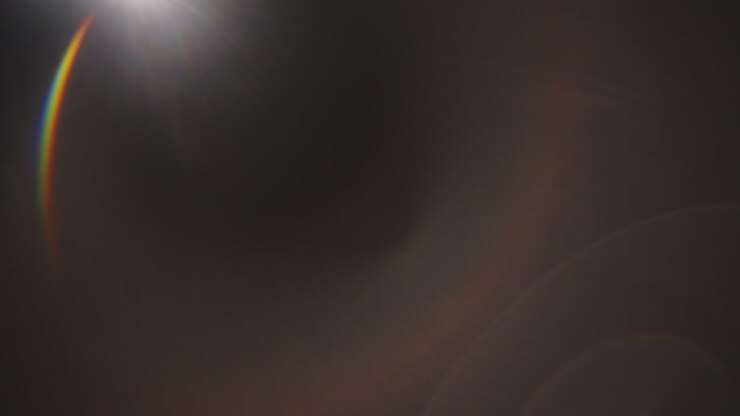 Dark Abstract Background with Light Flare