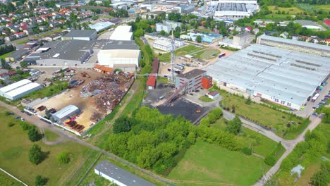 Aerial-view-of-goods-warehouse