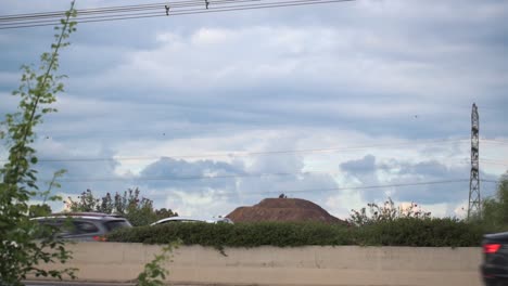 Clouds-above-hill-Time-lapse