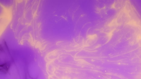 efecto fluido de arte abstracto púrpura con partículas de color claro moviéndose