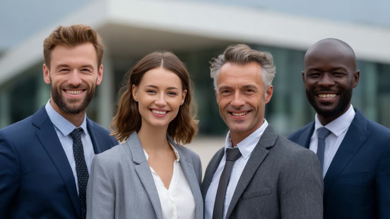 equipo de negocios diverso