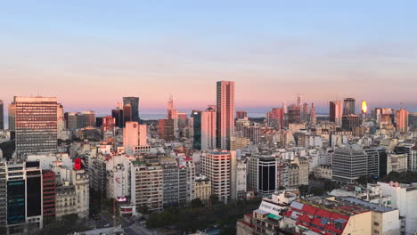 aerial view of buenos aires cityscape, argentina