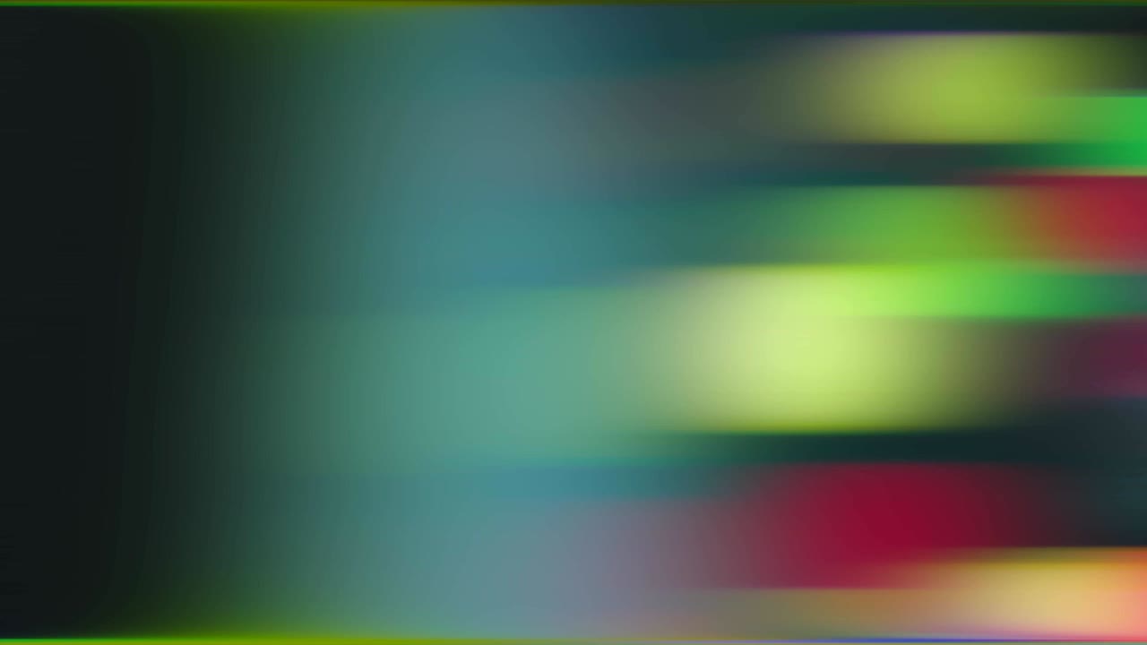 movimiento distorsionado y borroso de luces brillantes multicolores
