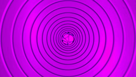 3d animation of abstract purple circles with bright core. loop-able element.