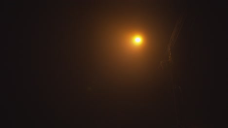 bright yellow round light in the deep black night unidentified origins