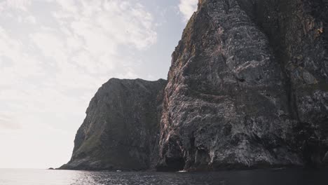 inspirational landscape of runde island from sailing boat view