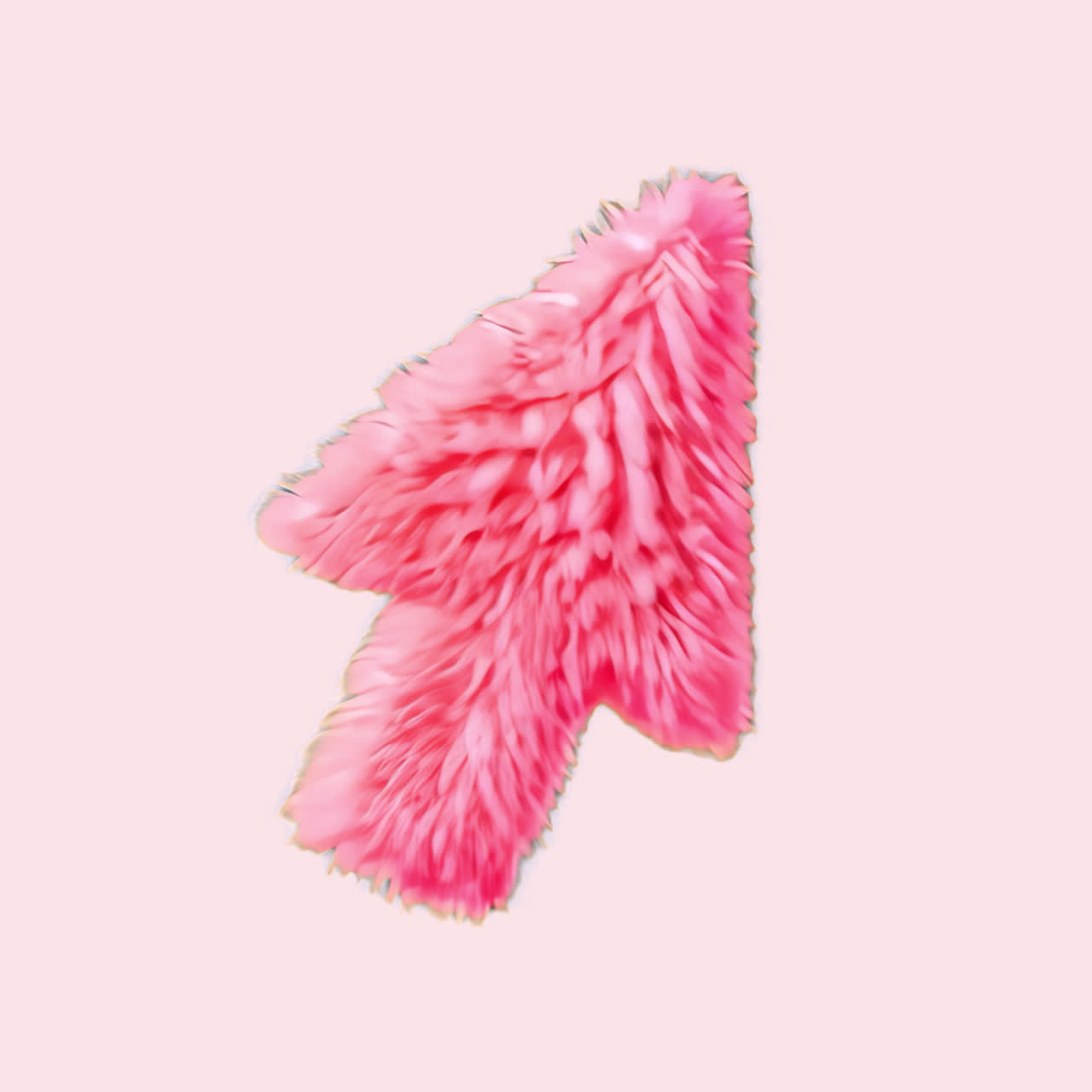 Furry Pink Arrow