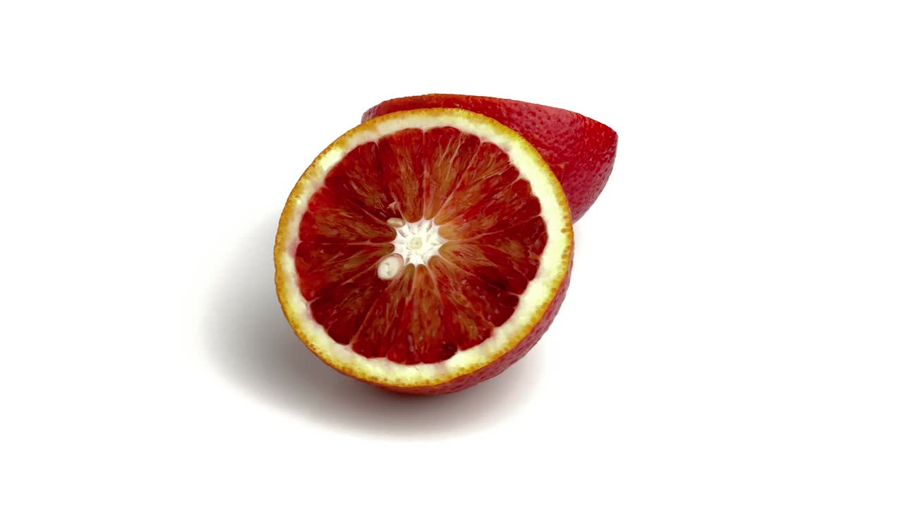 frutta di arancione sanguinato a fette