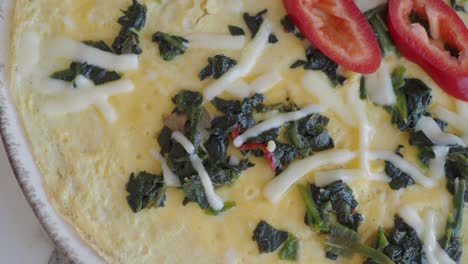 tortilla de espinacas y queso