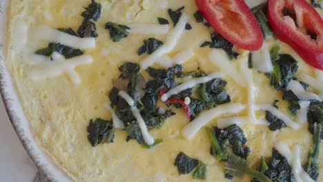 spinach and cheese omelette