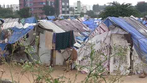 tents at the edge of bangalore, india