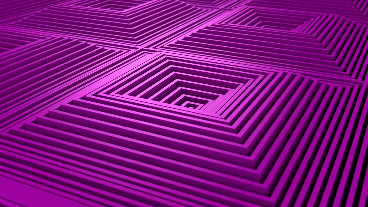 los cuadrados formaron una onda