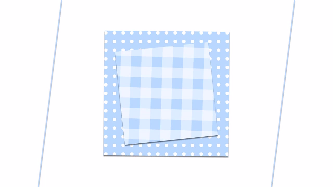 Baby Blue Dotted and Checkered Background Pattern