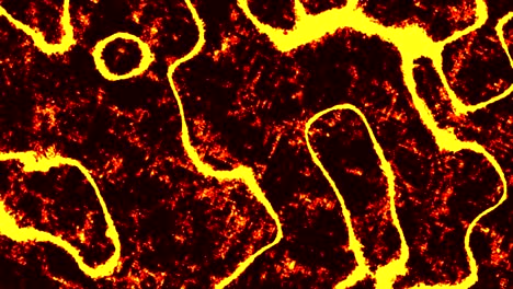 abstract computer simulation of fire element