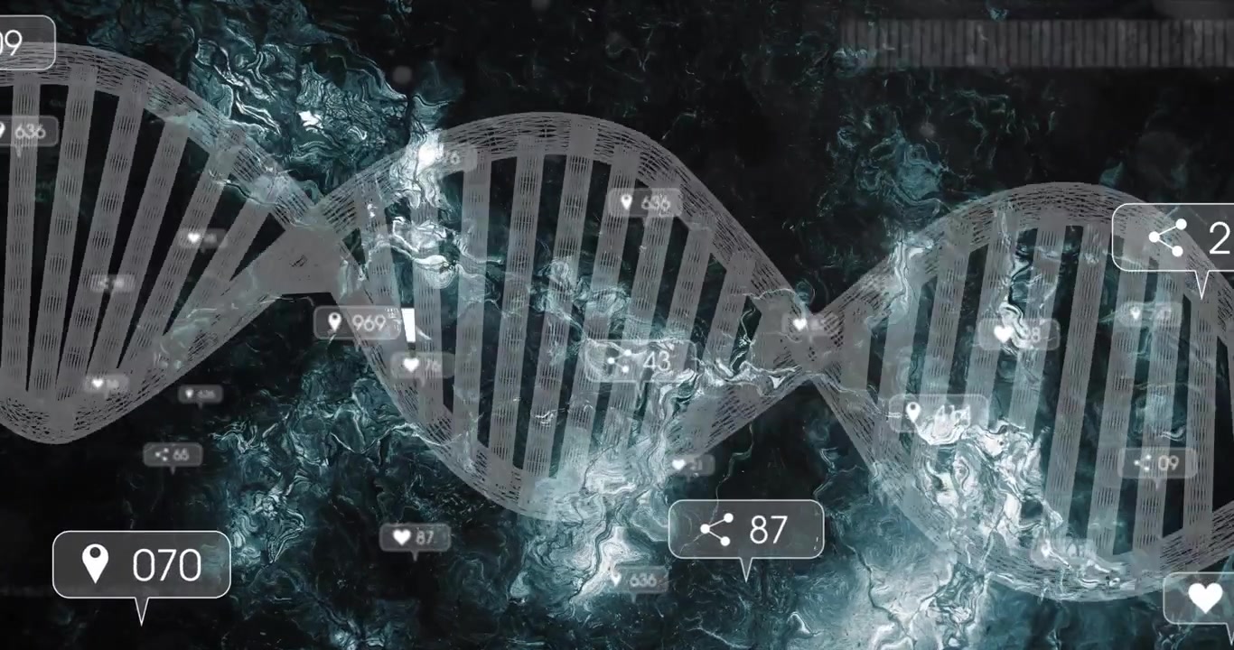 Helix dukker op, markerer sekvensstart, bevæger sig mod højre og opdaterer statistik for at visualisere engagement