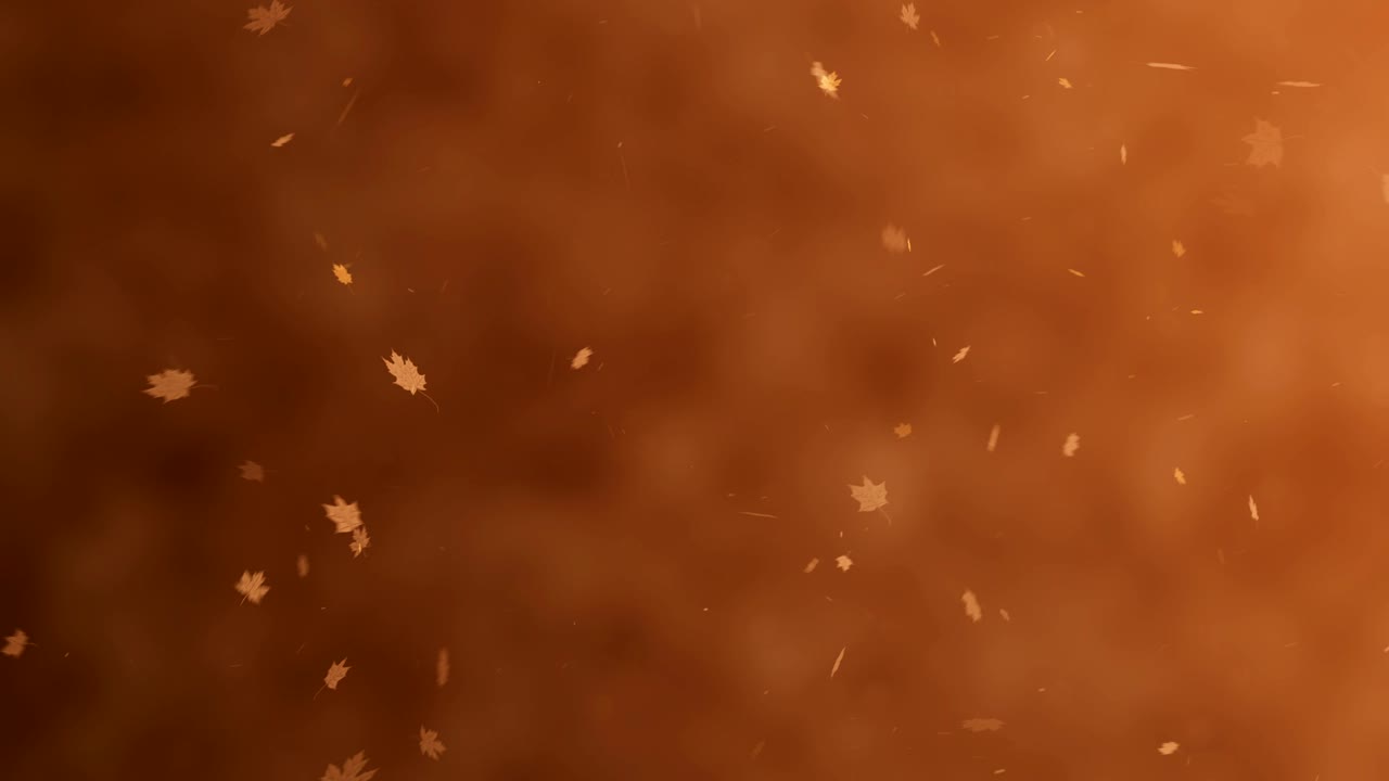 hojas que caen en otoño