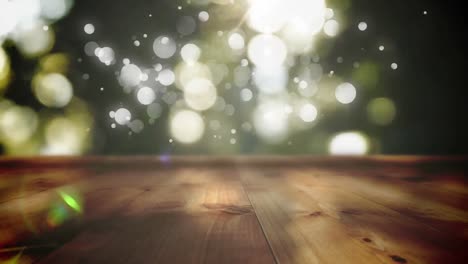 plataforma de tablas de madera
