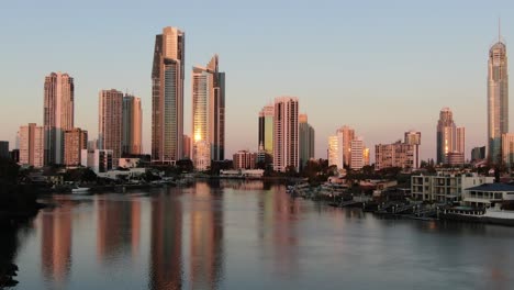 Sunet-view-of-Surfers-Paradise-from-the-air