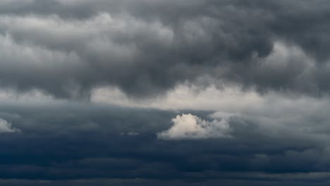 beautiful dark dramatic sky with stormy clouds time lapse before the rain