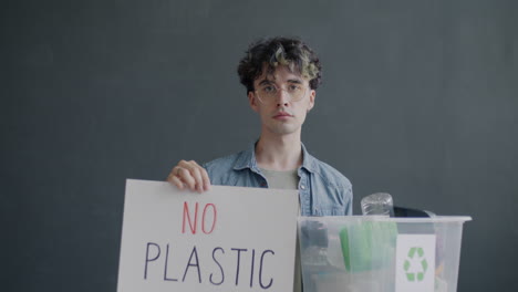 no plastic protest