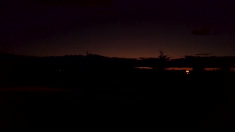 timelapse shot of a park near miyamae in asahikawa city hokkaido japan during dusk