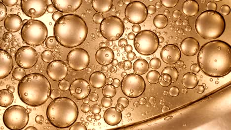 golden luxury bubbles abstract background 4k uhd video footage