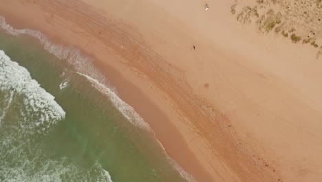 Strand--Und-Felstexturen-Von-Cronulla-Sydney,-Australien