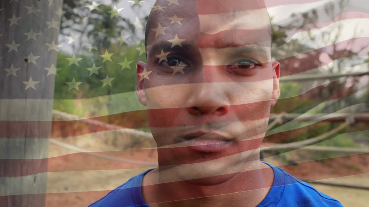 장애물 코스 에 있는 사람