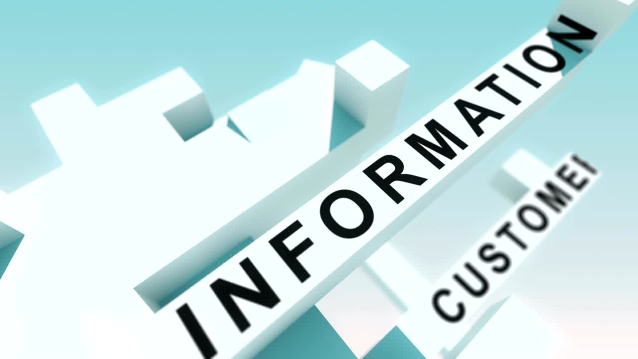 b2b слова, анимированные кубиками