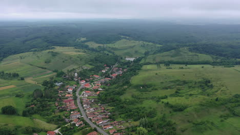 exaltado paisaje aéreo comunidad húngara trizs
