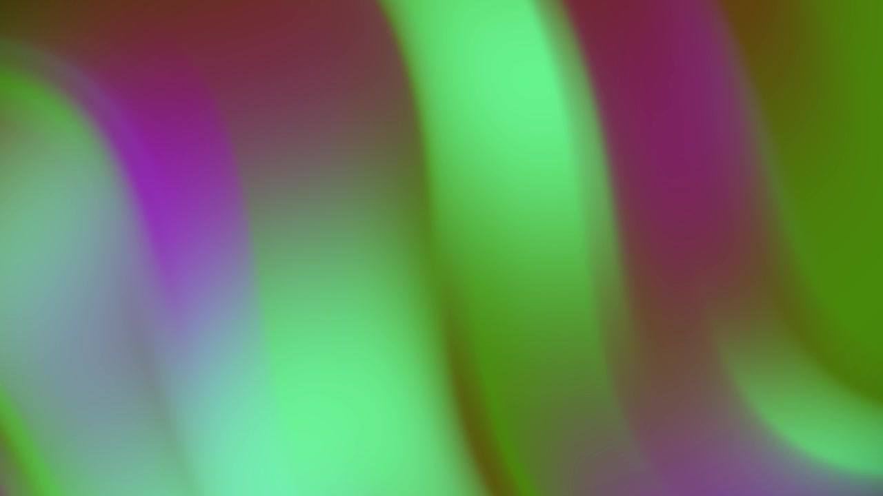 Smooth Flowing Abstract Gradient Background with Green and Purple Colors