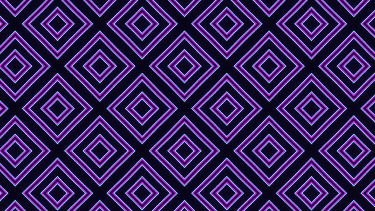 patrón caleidoscopio infinito en bucle púrpura resumen