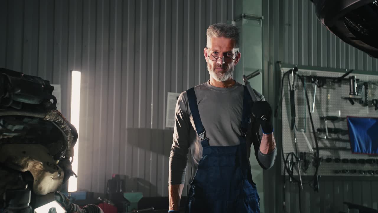 Experienced Auto Mechanic in a Garage