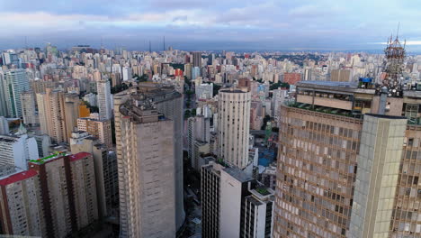aerial view to sao paulo downtown, brazil