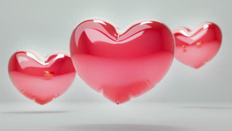 red balloon hearts