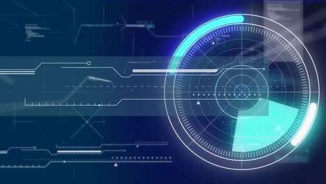 animation of scope scanning and data processing